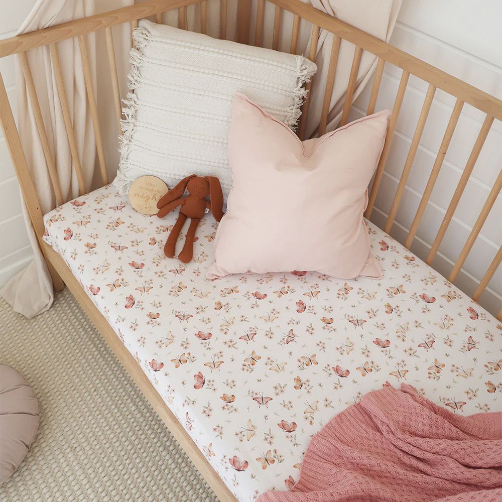 Butterfly Organic Cot Sheet