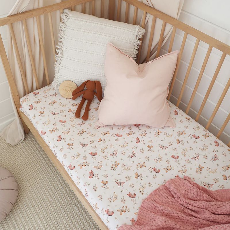Butterfly Organic Cot Sheet