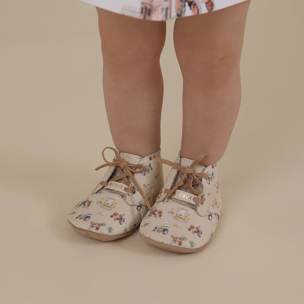 Diggers &amp; Tractors Lace Up Shoes