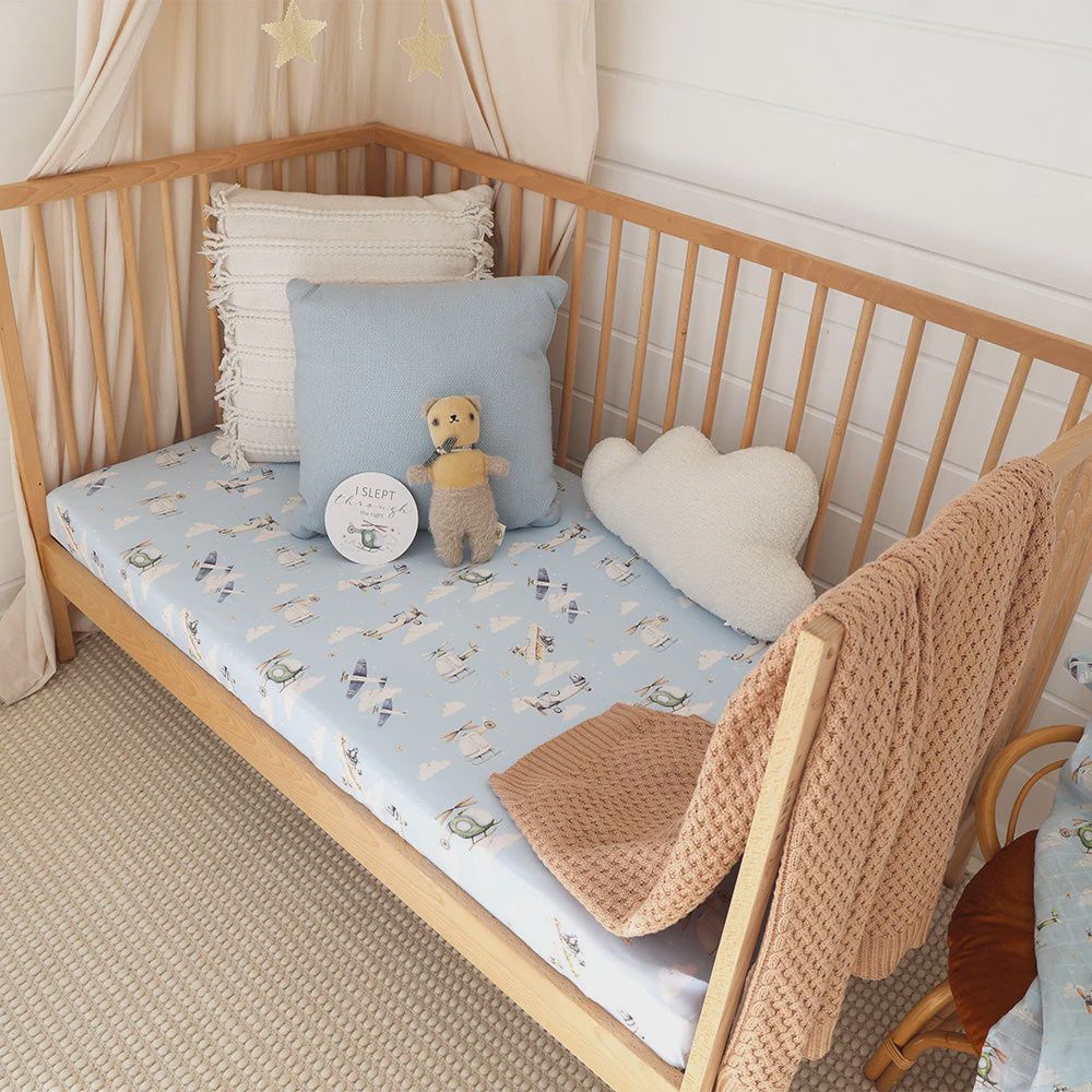 Taking Flight Organic Cot Sheet