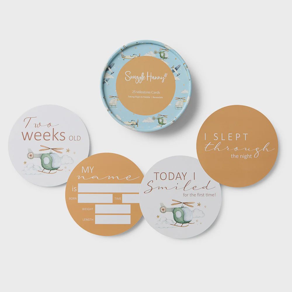 Taking Flight and Pebble Reversible Milestone Cards