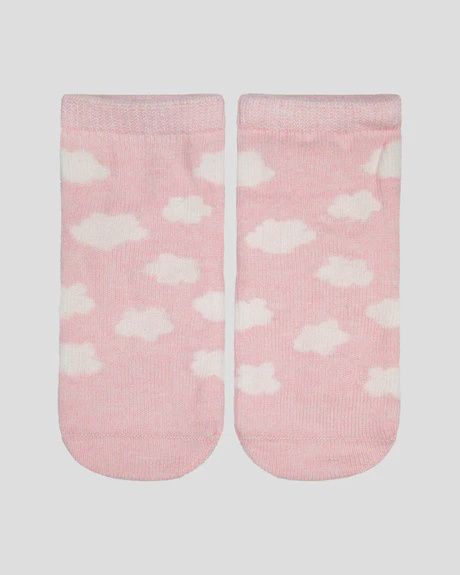 Organic Ankle Socks, Jacquard-Claudia