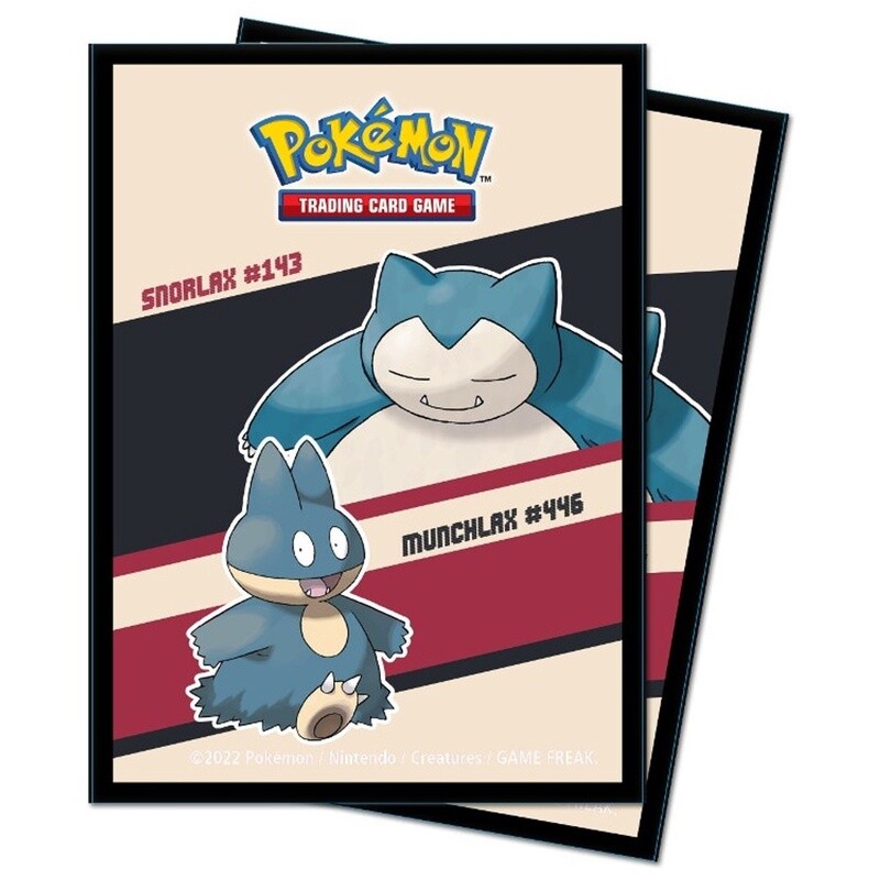 Snorlax/Munchlax Card Sleeves (65ct)