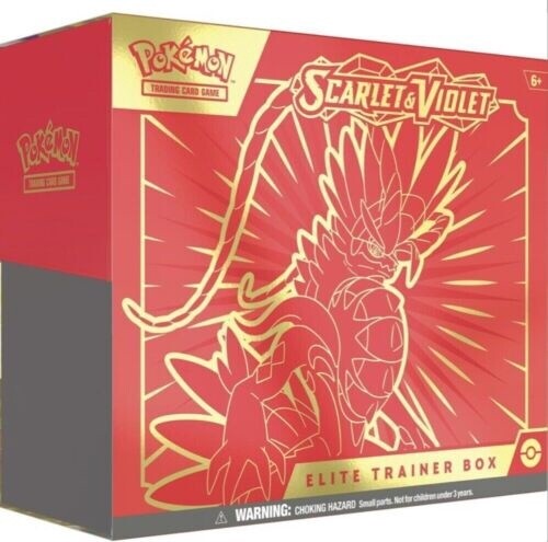 Scarlet &amp; Violet Elite Trainer Box, Choice: Scarlet