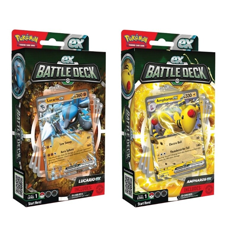 Ampharos/Lucario EX Battle Decks