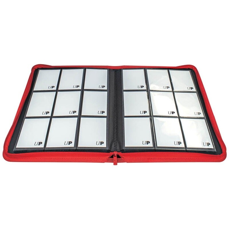 Vivid 9 Pocket Zippered Binder