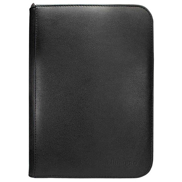 Vivid 4 Pocket Zippered Binder, Colour: Black