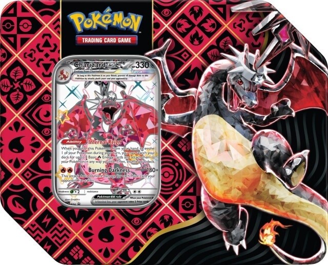 Paldean Fates Tin, Choice: Charizard EX