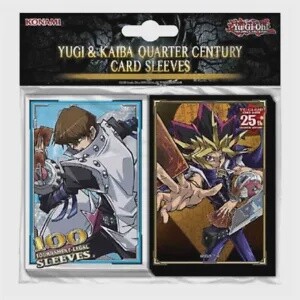 Yugi And Kaiba Quarter Century Card Sleeves