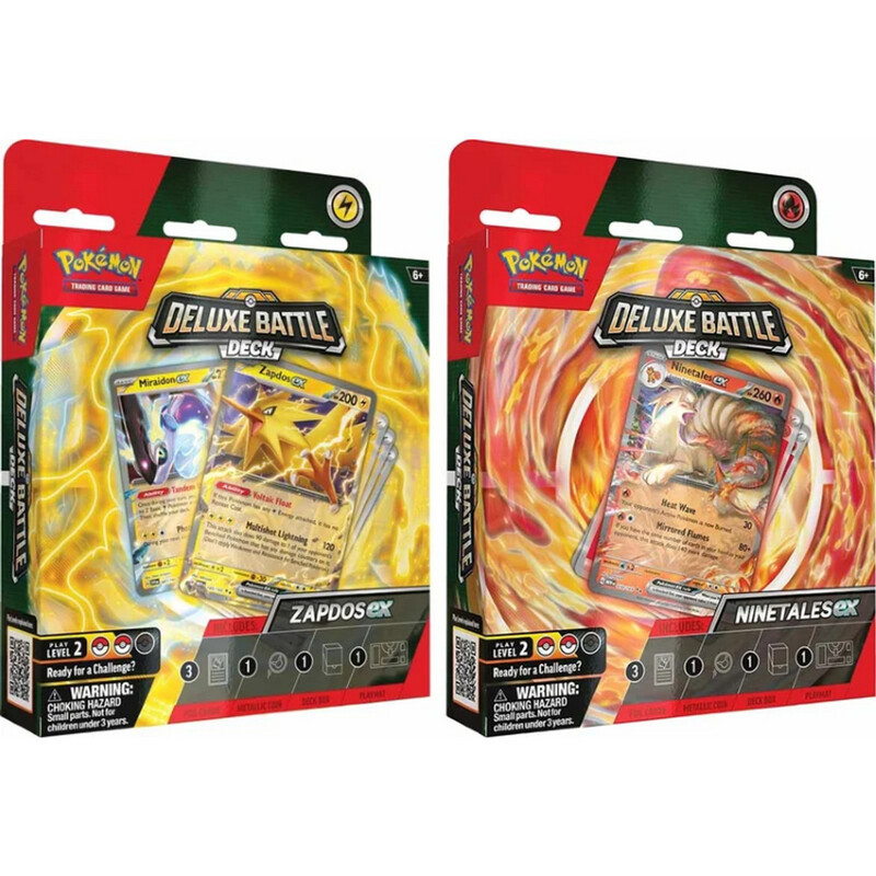 Pokemon Zapdos/Ninetales EX Deluxe Battle Deck