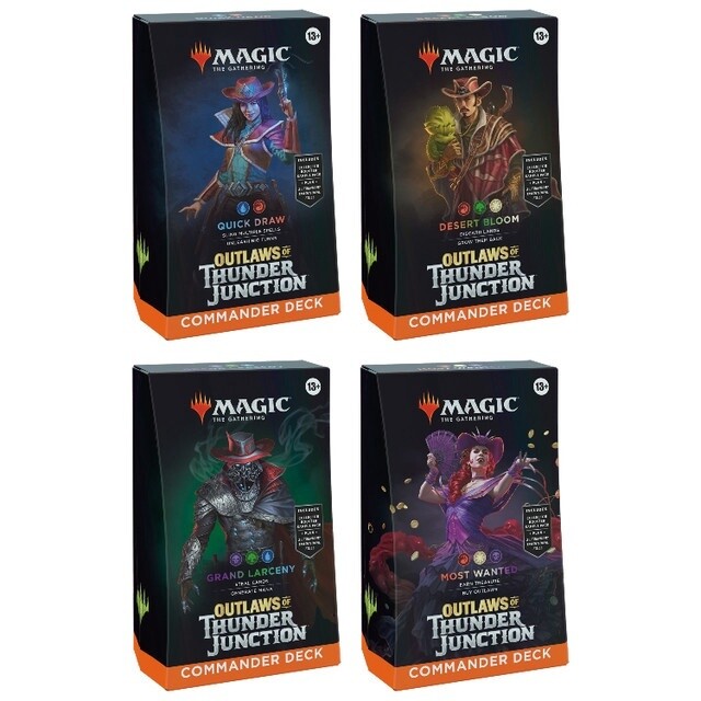 Outlaws Of Thunder Junction Commander Decks
