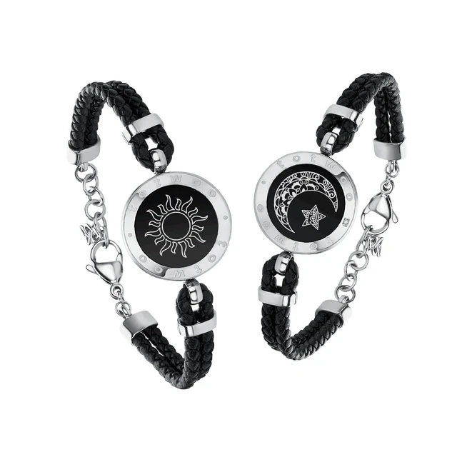 Long Distance Touch Bracelets for Couples Light Up Relationship