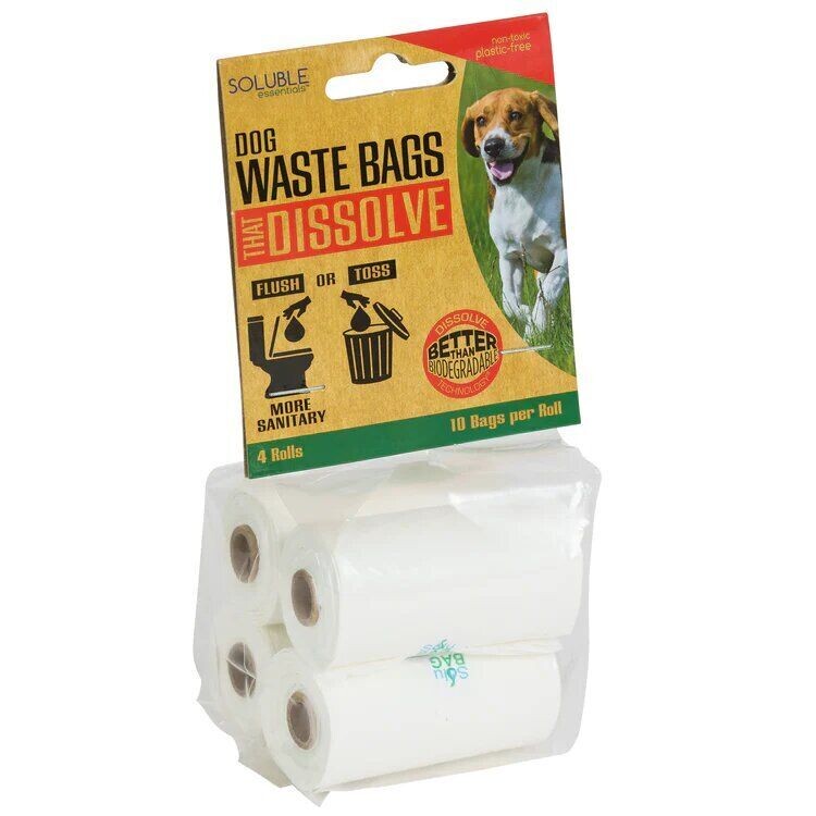 Solubag® 4 Rolls Refills Pack (Plastic Free) Solubag® 4 Rolls Refills Pack (Plastic Free)