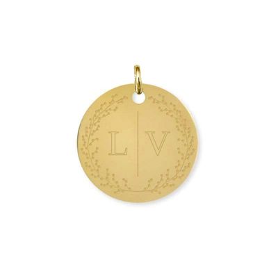 YOU - Initialen ketting / Stainless steel - Goud