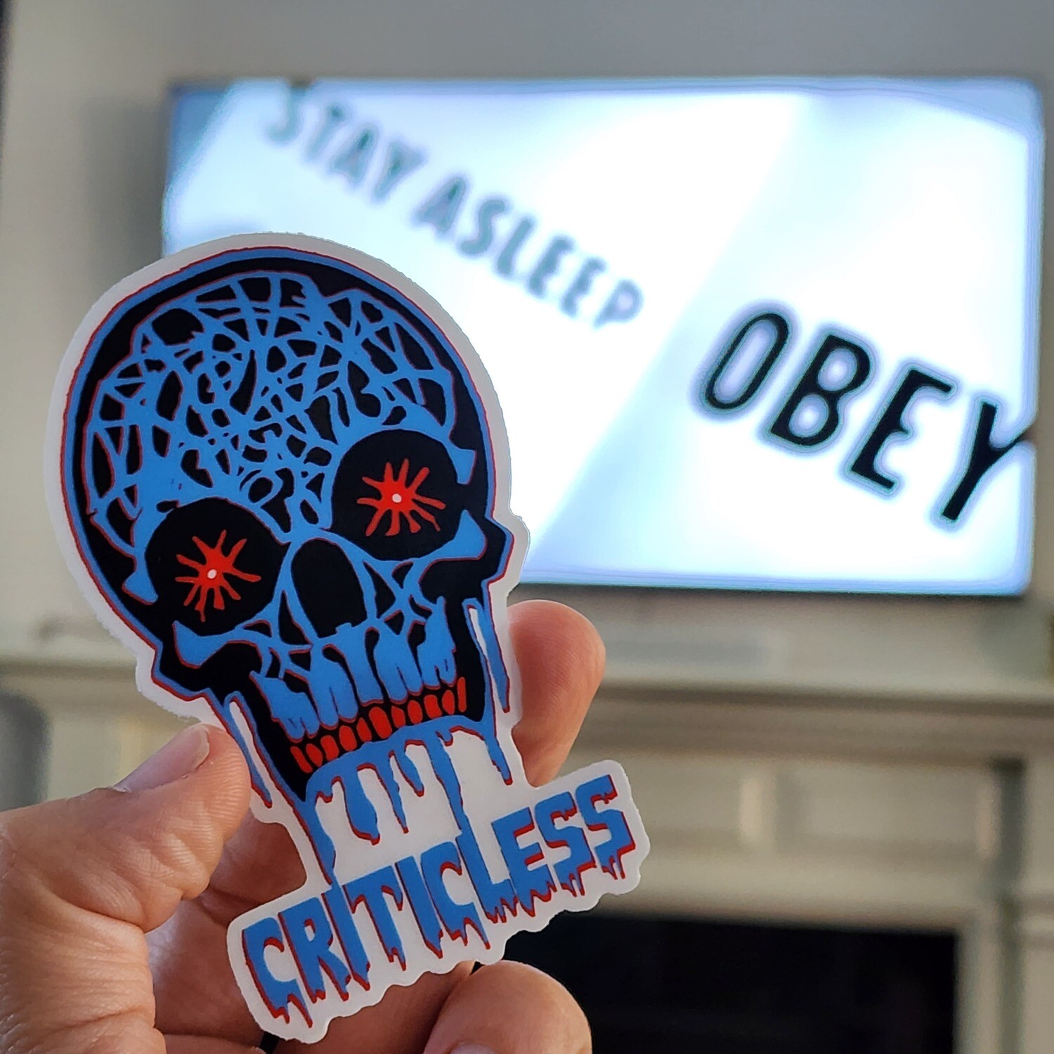 Criticless Lives Sticker