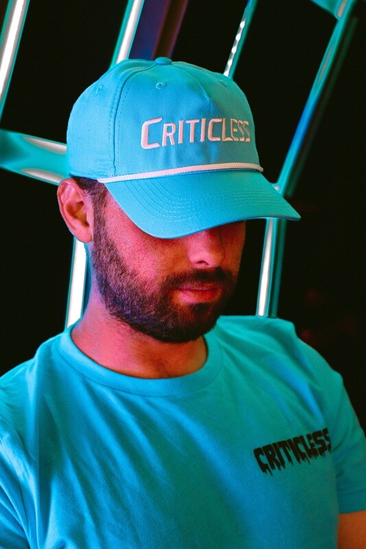 Yacht Rock Aqua Rope Snapback Blue