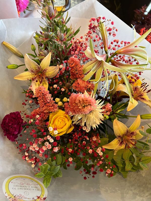 Verse seizoensbloemen boeket | Keuze van de bloemist
