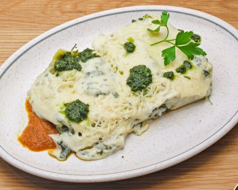 Canelones de Ricotta y Espinacas