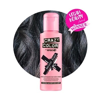 CRAZY COLOR 032 - NATURAL BLACK