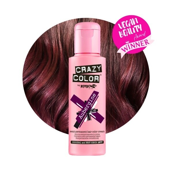CRAZY COLOR 50 - AUBERGINE