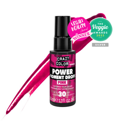 CRAZY COLOR POWER PURE PIGMENT DROPS 30ML - PINK