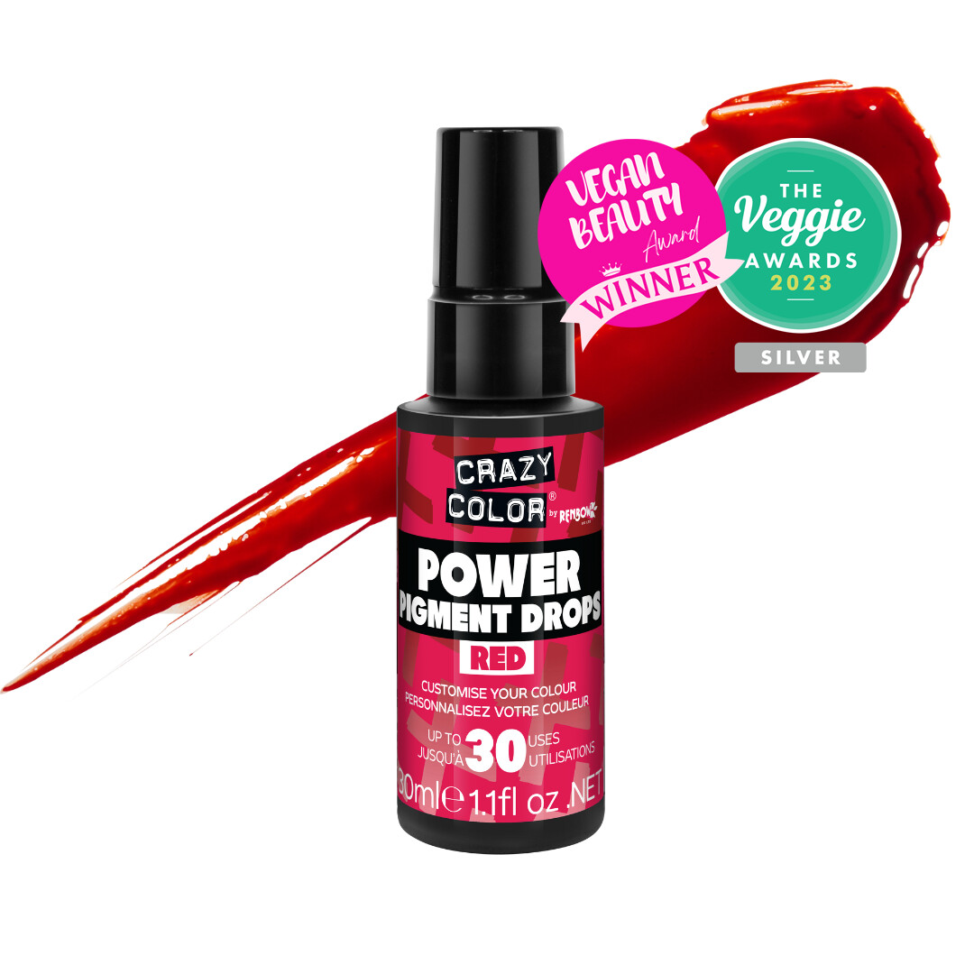 CRAZY COLOR POWER PURE PIGMENT DROPS 30ML - RED