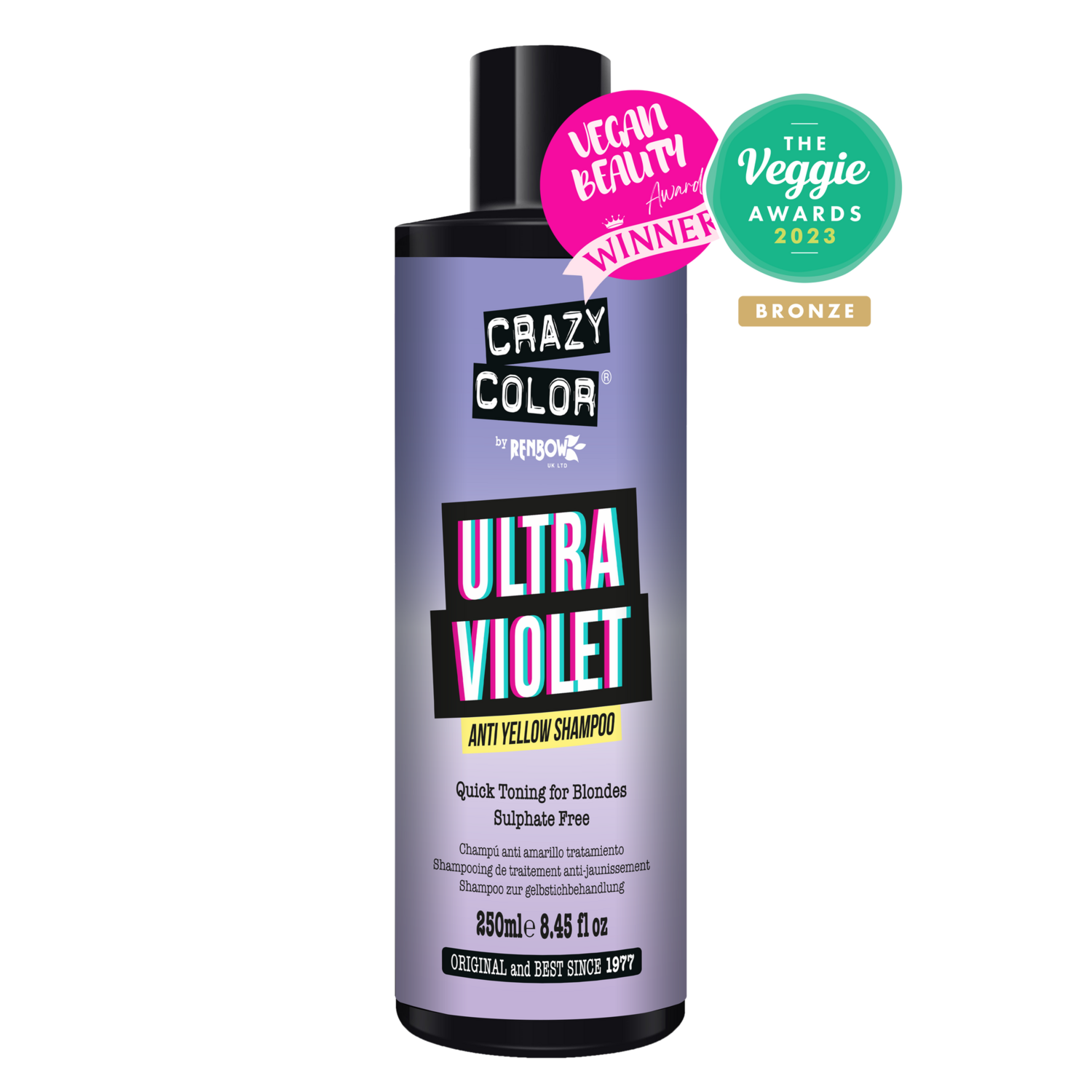 CRAZY COLOR ULTRA VIOLET SHAMPOO 250ML