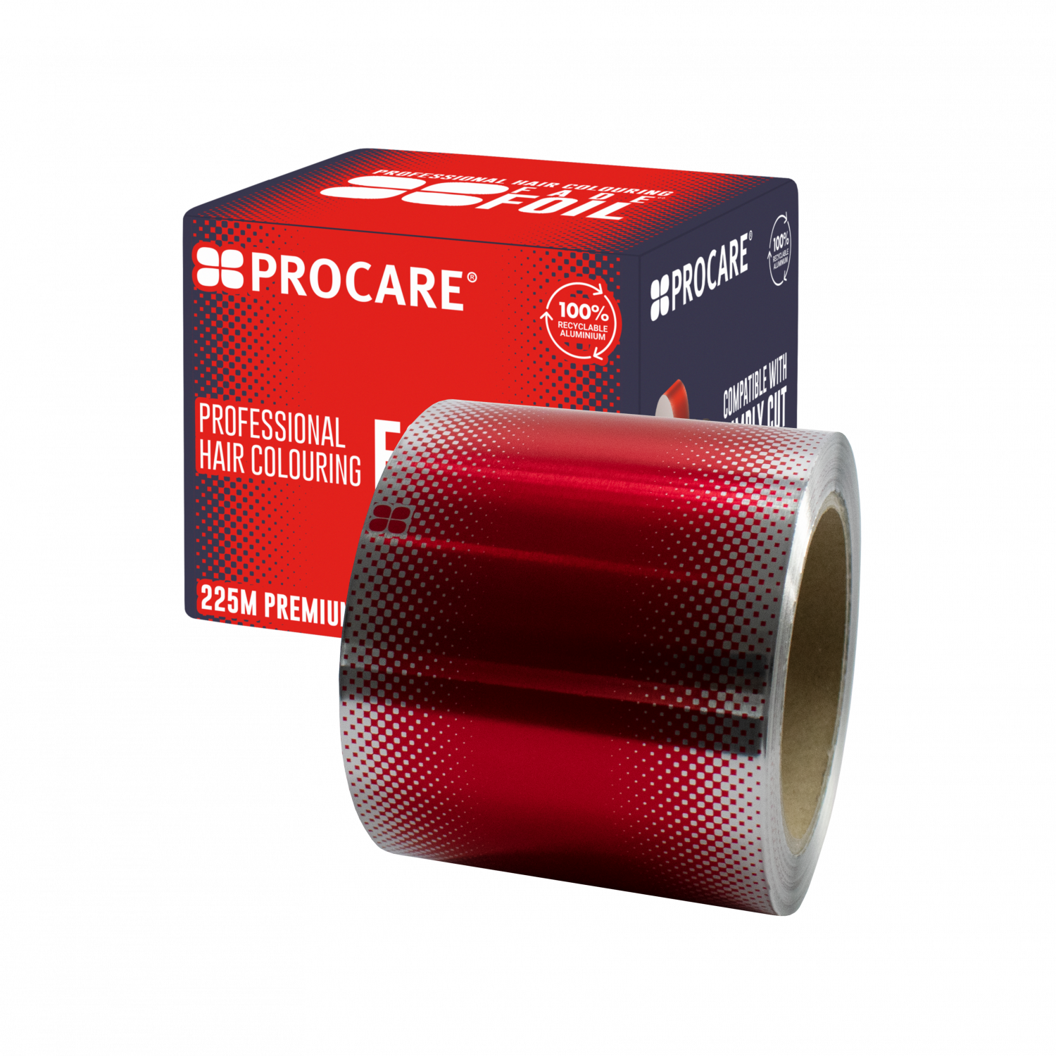 PROCARE HAIR FOIL ROLL 225M - RED