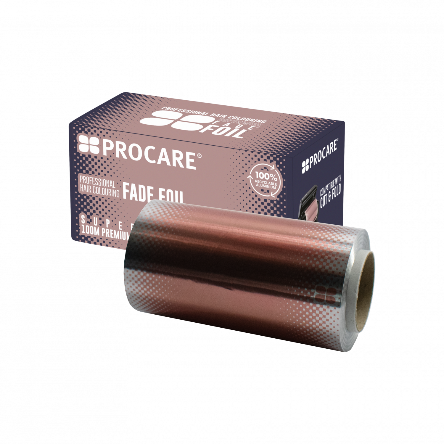 PROCARE WIDE HAIR FOIL ROLL 100M - GOLD