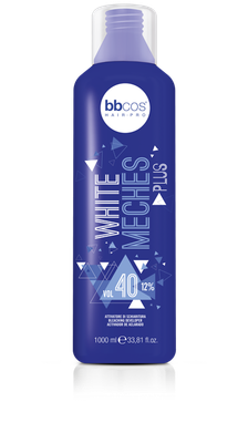 BBCOS WHITE MECHES PLUS CREAM DEVELOPER 40VOL (12%) 1000ml