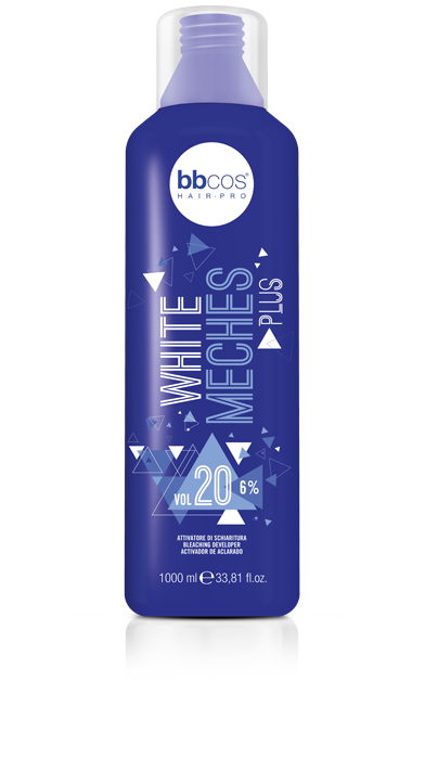 BBCOS WHITE MECHES PLUS CREAM DEVELOPER 20VOL (6%) 1000ml