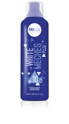 BBCOS WHITE MECHES PLUS CREAM DEVELOPER 10VOL (3%) 1000ml