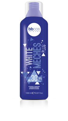 BBCOS WHITE MECHES PLUS CREAM DEVELOPER 30VOL (9%) 1000ml