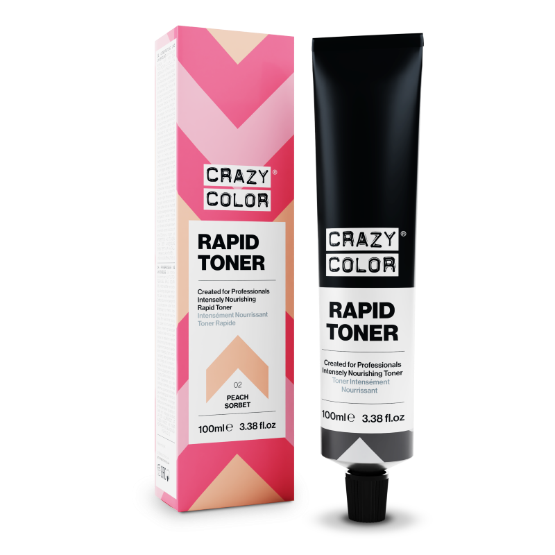 CRAZY COLOR RAPID TONER - PEACH SORBET 100ML