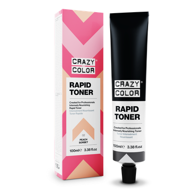 CRAZY COLOR RAPID TONER - PEACH SORBET 100ML