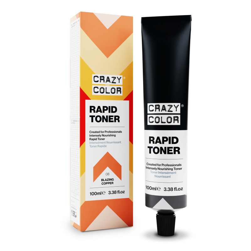 CRAZY COLOR RAPID TONER - BLAZING COPPER 100ML