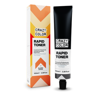 CRAZY COLOR RAPID TONER - BLAZING COPPER 100ML