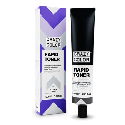 CRAZY COLOR RAPID TONER - PLATINUM PUNK 100ML
