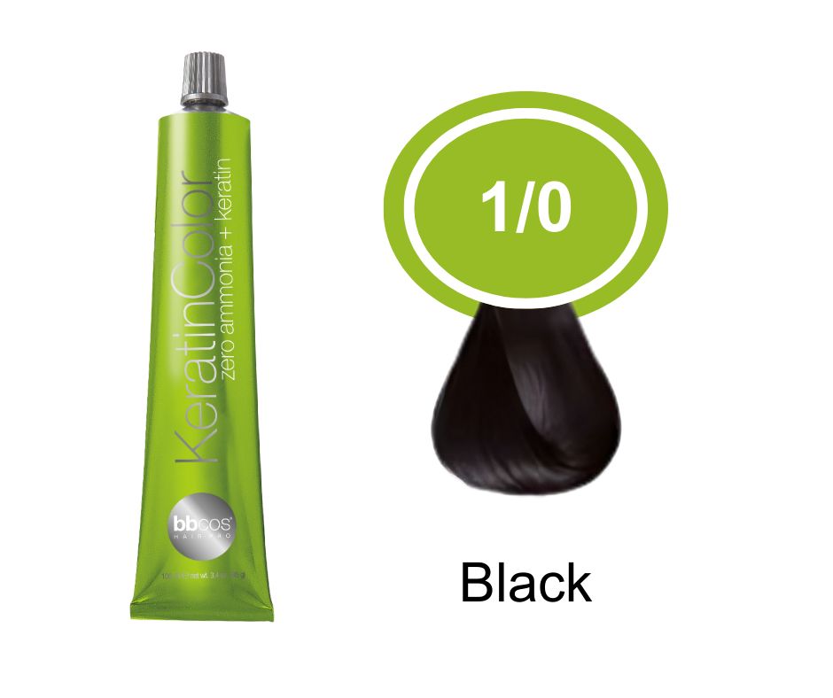 BBCOS KERATIN COLOUR 1/0