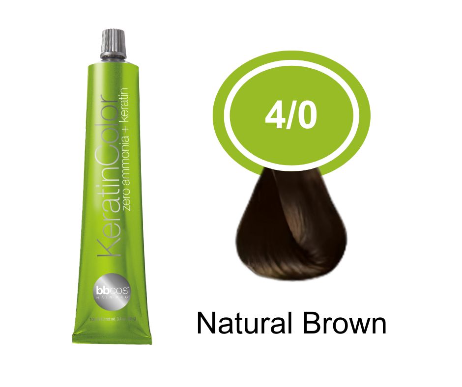 BBCOS KERATIN COLOUR 4/0