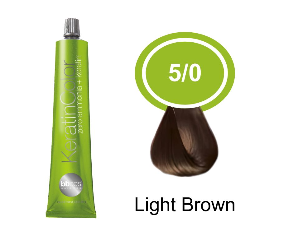 BBCOS KERATIN COLOUR 5/0