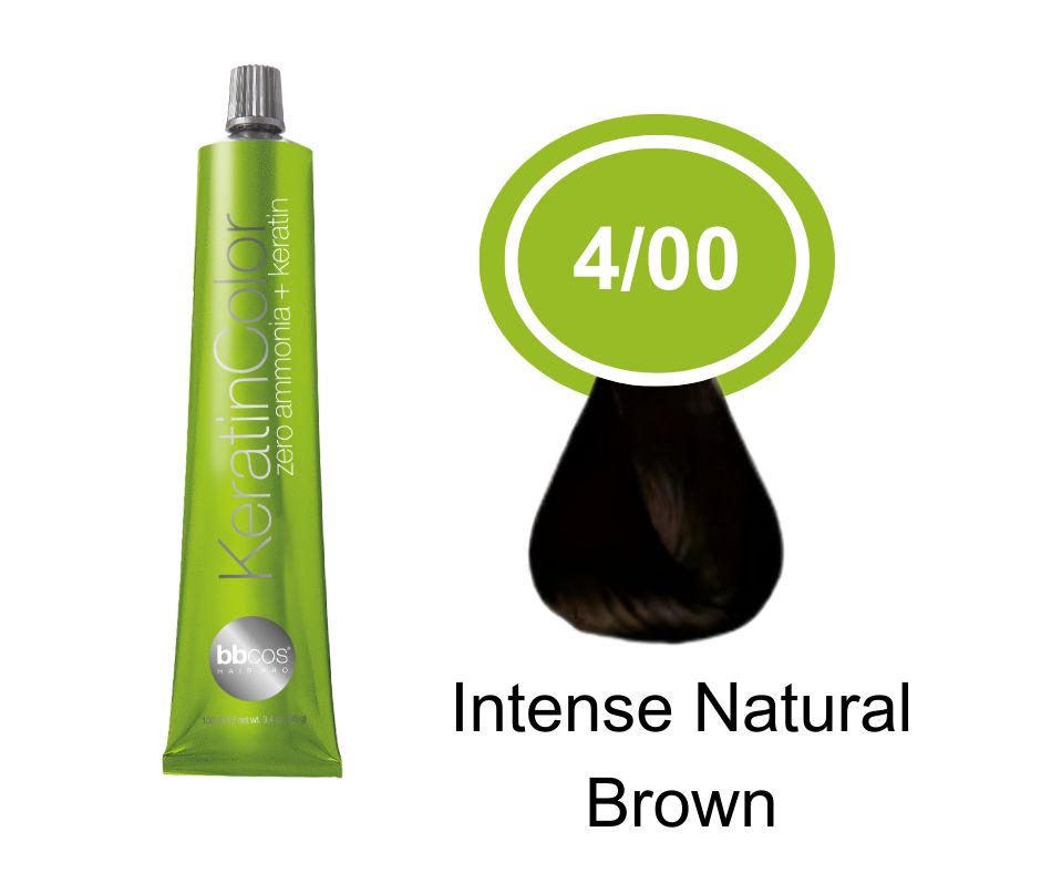 BBCOS KERATIN COLOUR 4/00