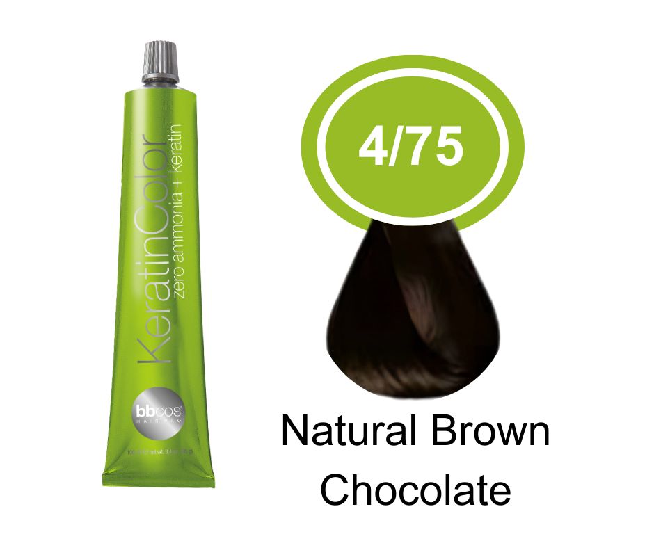 BBCOS KERATIN COLOUR 4/75
