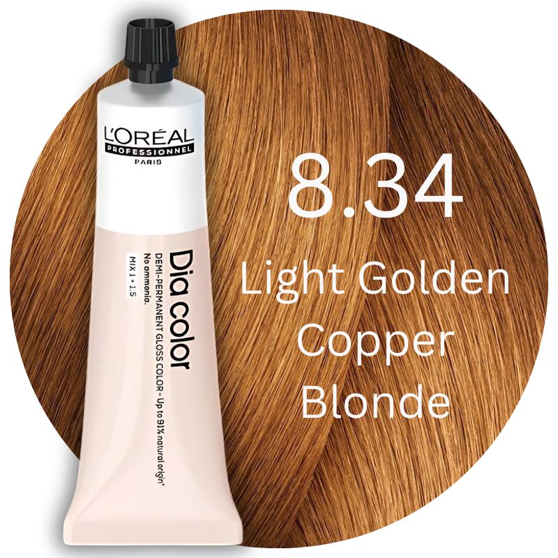 L&#39;OREAL DIA COLOR 8.34