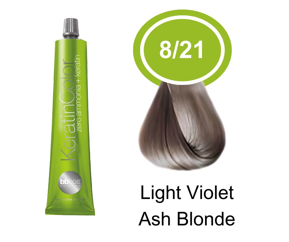 BBCOS KERATIN COLOUR 8/21