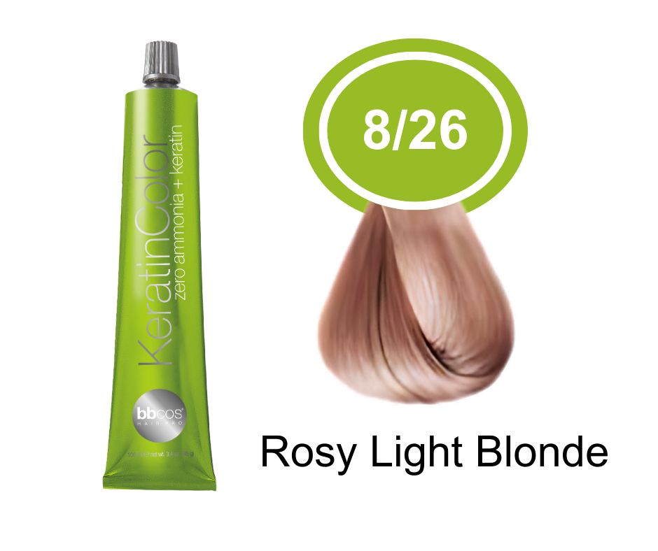 BBCOS KERATIN COLOUR 8/26