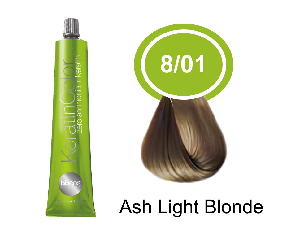 BBCOS KERATIN COLOUR 8/01