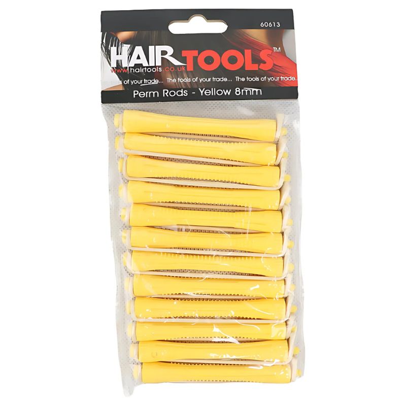 PERM RODS - YELLOW 8MM (12 PK)