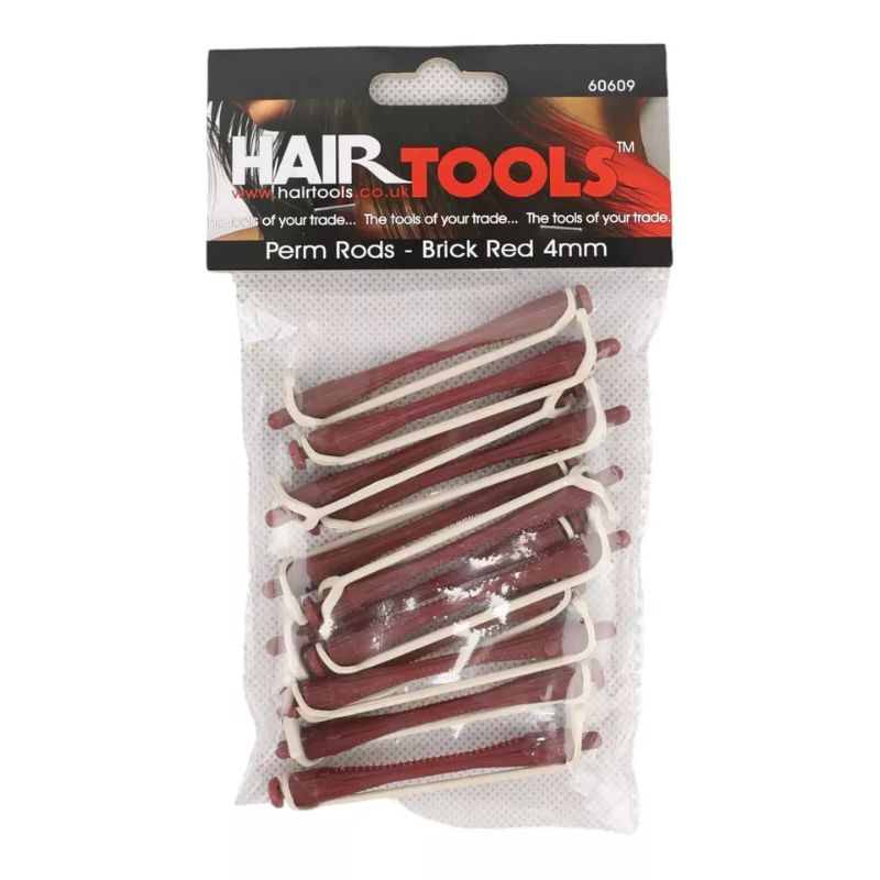 PERM RODS - BRICK RED 4MM  (12 PK)