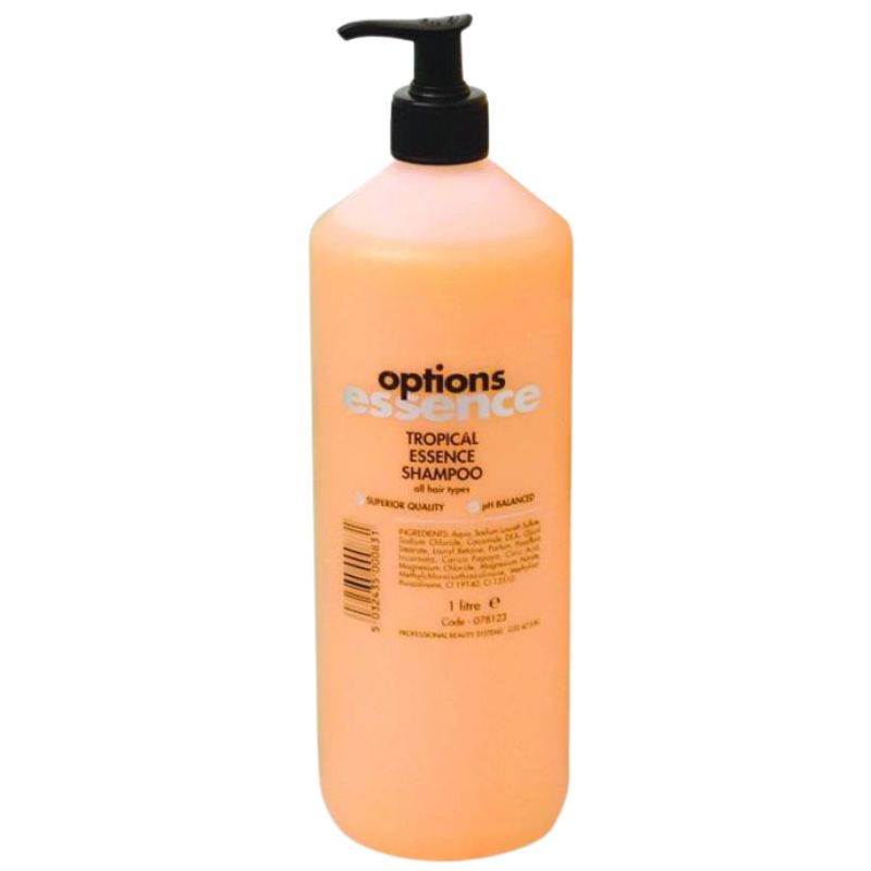 OPTIONS ESSENCE TROPICAL ESSENCE SHAMPOO WITH PUMP 1000ML